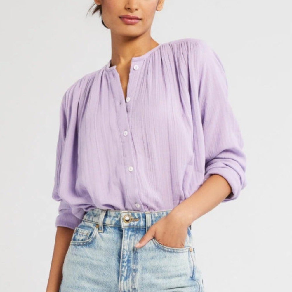 NWT Mille Florian Top, Taffy Double Gauze - size Large